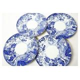 ROYAL CROWN DERBY BLUE MIKADO PLATES