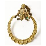 VICTORIAN BRASS DOOR KNOCKER