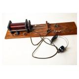 EARLY CRYSTAL RADIO RECEIVER