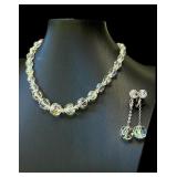 SHERMAN BEADED NECKLACE & EARRING SET