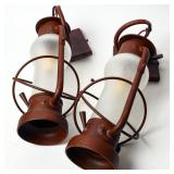 ANTIQUED WALL SCONCES