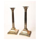 GEORGIAN STERLING CANDLE STICKS