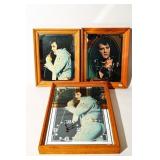 ELVIS MIRRORS AND CLOCK