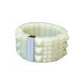 BURBERRY STUDDED ACRYLIC STRETCH BRACELET