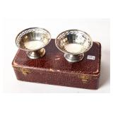 STERLING SILVER FOOTED BOWLS.