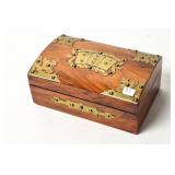 ANTIQUE ROSEWOOD CARD BOX