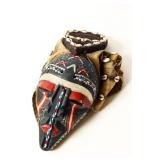 AFRICAN CARVED DAN TRIBE MASK