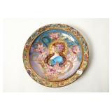 CHAMPLEVE ENAMEL CENTREPIECE BOWL
