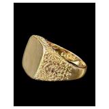 14K RG MEN'S SIGNET RING