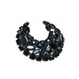 SHERMAN CRESCENT BROOCH