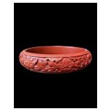 ANTIQUE CHINESE CINNABAR BRACELET