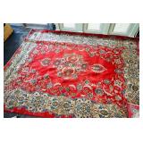 LARGE RED WOOL CARPET