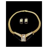 PARK LANE ENAMEL NECKLACE & EARRINGS SET