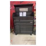 Husky 15 drawer tool box 
Width 51.7 in depth