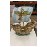 Rare Vintage Capodimonte St. Maria Ship