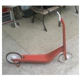 Western flyer 1960s child push scooter