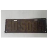 1932 Illinois license plate