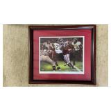 Framed Daniel Moore Signed Print. "The Catch".