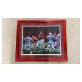Framed and Numbered David Ott "Roll Model" Print.