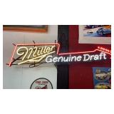 Miller Genuine Draft Guitar Neon Sign