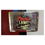 Coors Light The Silver Bullet Lighted Sign