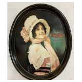 Vintage Coca-Cola Tray Betty Girl