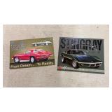 Chevrolet Corvette Stingray Metal Signs. From