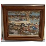 (His two loves) 1989 20"x24" super rare limited