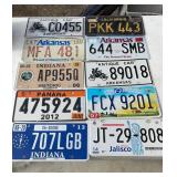 Lot of License Plates