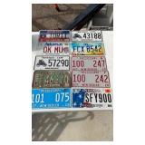 Lot of License Plates