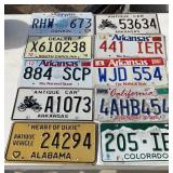 Lot of License Plates