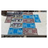 Lot of License Plates