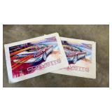 Two Corvette Posters Indianapolis 1995
