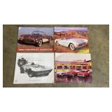 4 Medium Size Corvette Posters