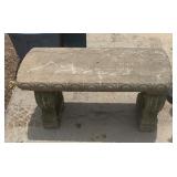 Concrete bench