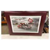 Framed Tony Zalais "There