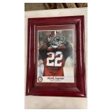 Framed Mark Ingram "The Gloves" Print. Alabama