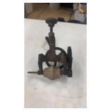 Sickle hand turn stone grinder