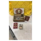 Henry George cigar box with glass display top