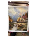 Thomas Kinkade 32x40 Unframed Numbered Print. 186
