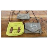 Jessica Simpson Bag (green), one no brand bag and