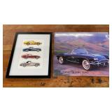 General Motors Cars Framed Photo and Corvette