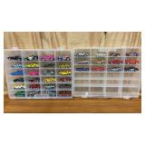 36 Toy Model Car Lot. Includes Display Cases.