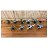 Lot of 10 Maisto Model Planes. Superbolt,