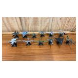 Lot of 12 Maisto Model Toy Planes.