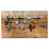 Lot of Maisto Toy Model Planes and Helicopters.