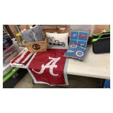 Decor lot comes with American flag Alabama flag