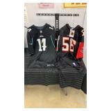 Two nfl Jersey falcon and jaguars