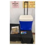 Misc lot has igloo cooler old auto repair book