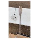 Glass float and paddle